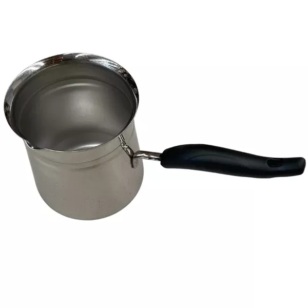 1.2L Turkish Coffee Pot | Milk Warmer Jug | Stainless Steel | with Handle