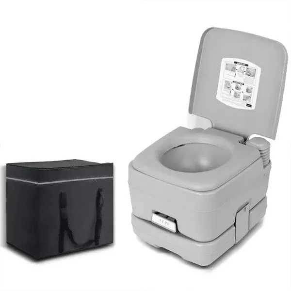 10L Outdoor Portable Camping Toilet | Bonus Carry Bag | Travel & Camping Essential