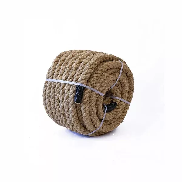 35m 100% Natural Jute Rope Twisted Decking Cord | Garden | Boating | Sash | Camping | 32mm