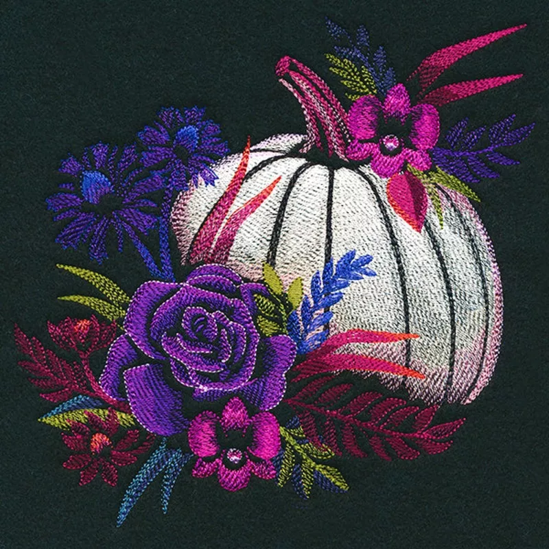 Midnight Blooms Pumpkin|7.8″ x 7.8″ / 198mm x 198mm|6.89″ x 6.89″ / 175mm x 175mm|5.91″ x 5.91″ / 150mm x 150mm|4.88″ x 4.88″ / 124mm x 124mm|All Sizes