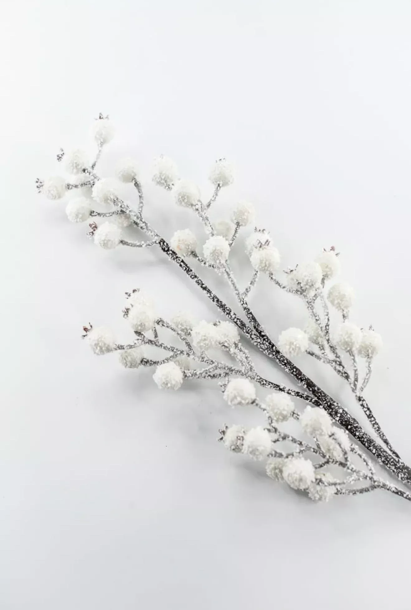 White Snowy Berry Pick - 29"